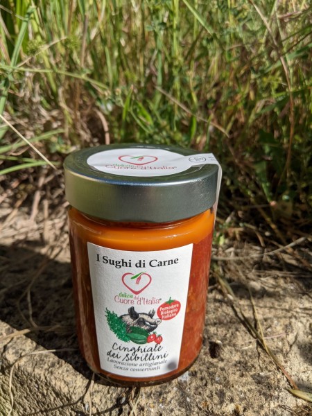 Nudel-Sauce mit Wildschwein der Sibillinischen Berge